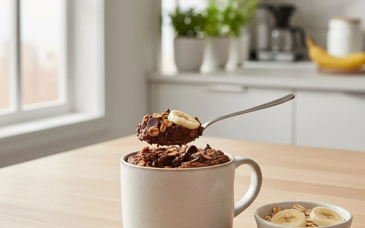 Mug cake healthy : recette rapide, légère et vraiment gourmande